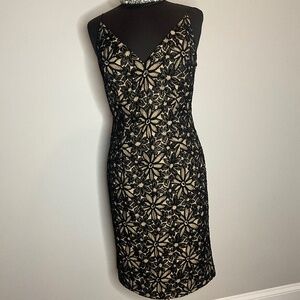 **Cute Sequin & Lace Cocktail Dress**